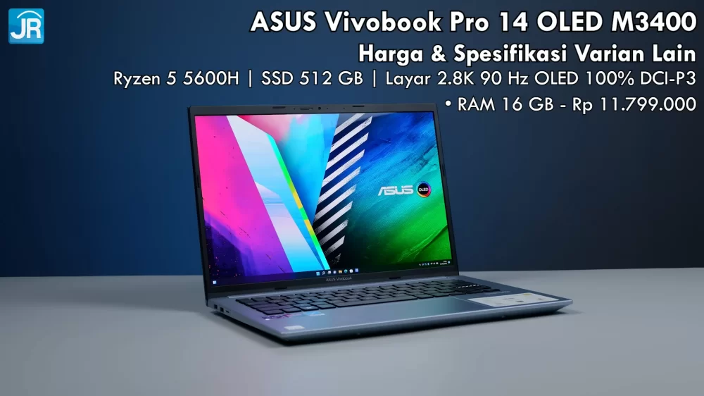 Review ASUS Vivobook Pro 14 OLED M3400: Laptop AMD Ryzen H Series Murah dengan OLED 2.8K 90 Hz 19 ASUS Vivobook Pro 14 OLED M3400 45