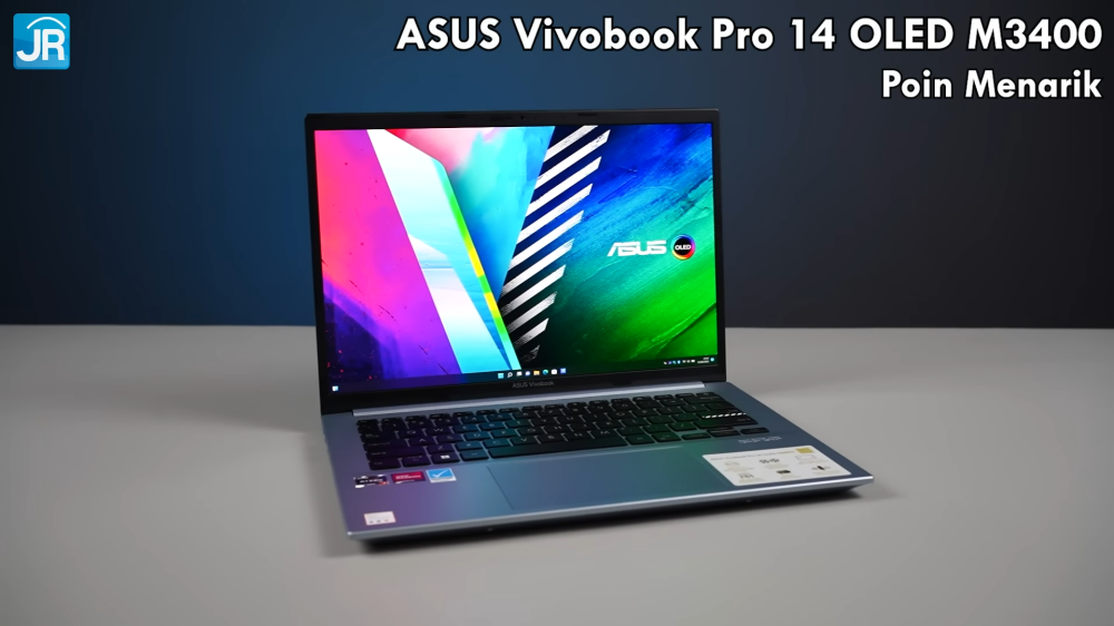 Review ASUS Vivobook Pro 14 OLED M3400: Laptop AMD Ryzen H Series Murah dengan OLED 2.8K 90 Hz 21 ASUS Vivobook Pro 14 OLED M3400