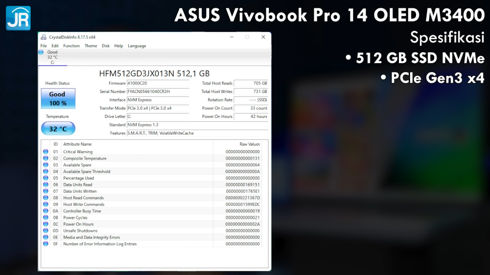 ASUS Vivobook Pro 14 OLED M3400 5