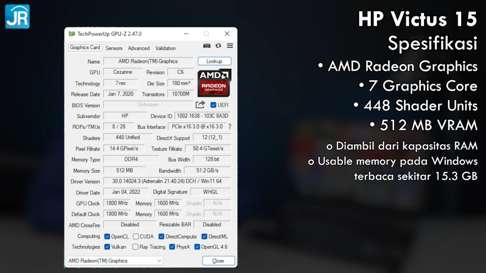 Review HP Victus 15-fb0009AX: Murah, Kencang dan Komplit! 4 HP Victus 15 fb0009AX 5
