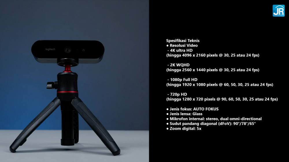 Review Logitech Brio 4K Stream Edition: Webcam Kelas Teratas, Harga Lebih Murah! 10 Logitech BRIO 4K STREAM EDITION 13