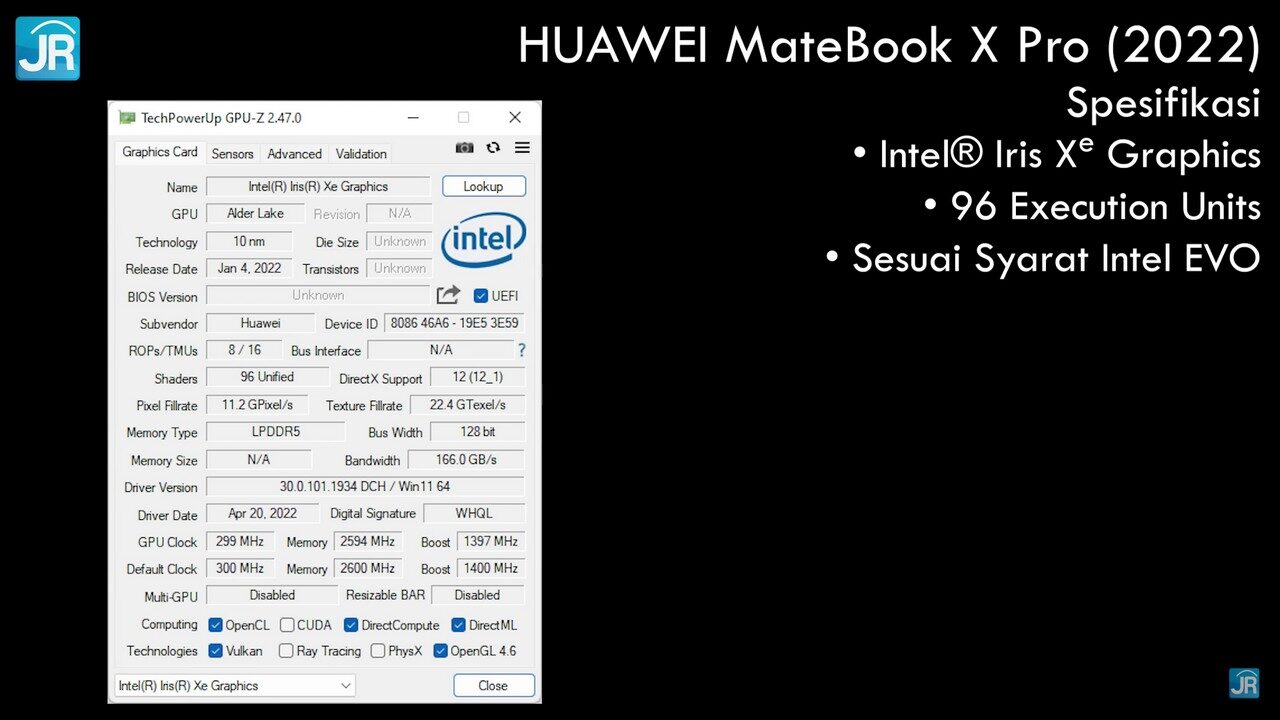 Review Huawei MateBook X Pro 2022 (Intel Core i7 12th Gen): Laptop EVO yang Sangat Berbeda! 3 Review Matebook X Pro 2022