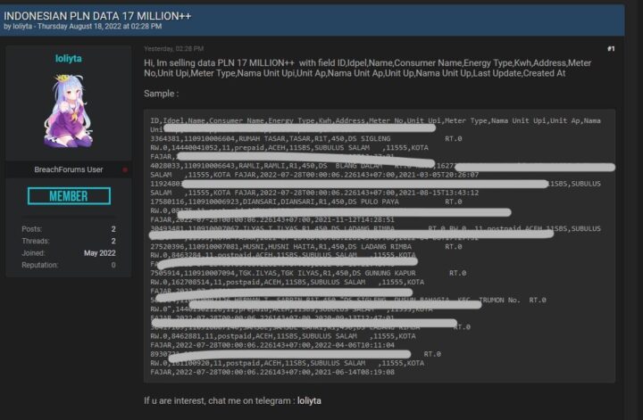 Data Pelanggan IndiHome, PLN, hingga Polri Juga Bocor! 2 Data Indonesia Bocor PLN, Indihome, Polri