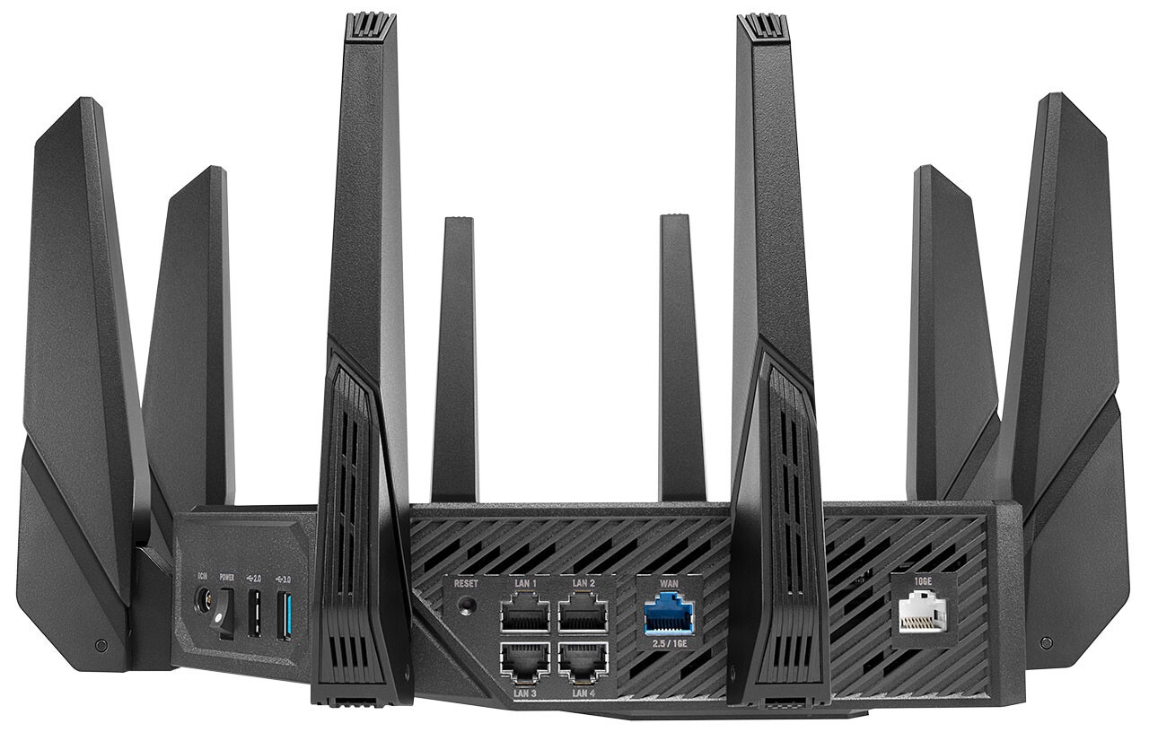 ASUS Umumkan Router ROG Rapture GT-AX11000 Pro dengan Wi-Fi 6 2 ROG Rapture GT-AX11000 Pro I/O