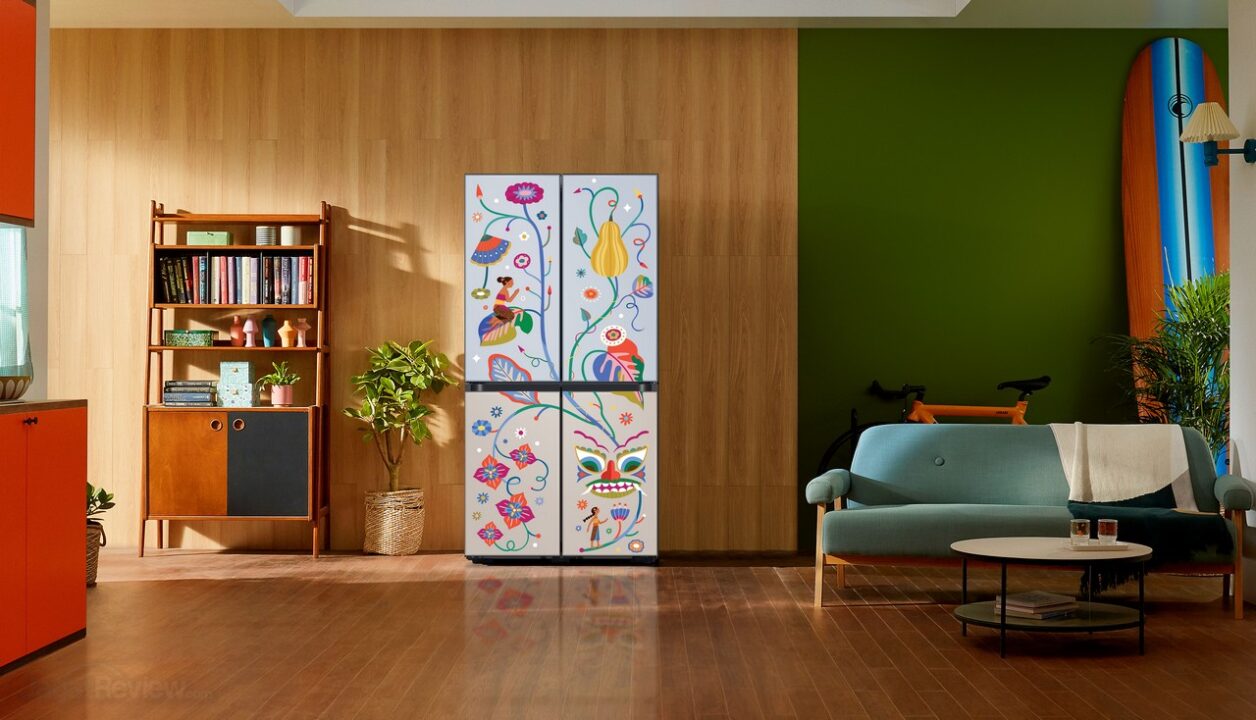 Direct Release: Samsung BESPOKE Home Appliances Hadirkan Edisi Kolaborasi Spesial HUT RI ke-77 3 Samsung Bespoke Refrigerator Multidoor - Timun Mas edition