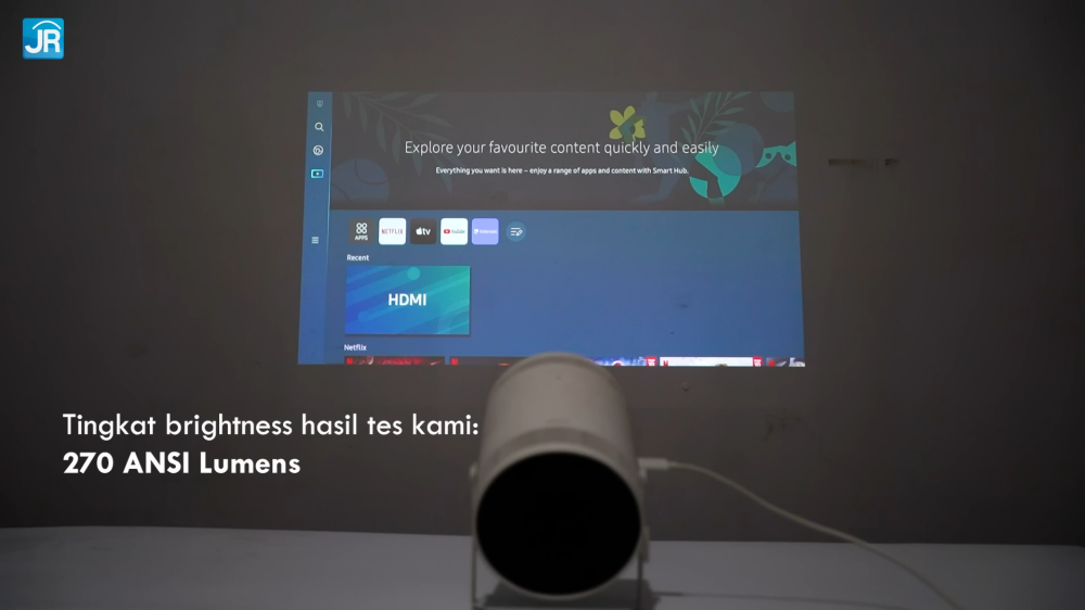 Review Samsung The Freestyle: Proyektor Portable 1080P dengan Desain Unik dan Bisa Pakai Powerbank 13 Samsung The Freestyle 16