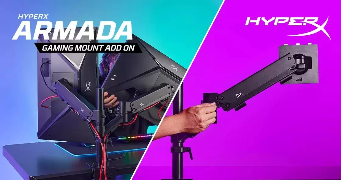 Monitor Gaming HyperX Armada Series Dikenalkan, Dijual Lengkap dengan Mounting 2 hyperx armada series