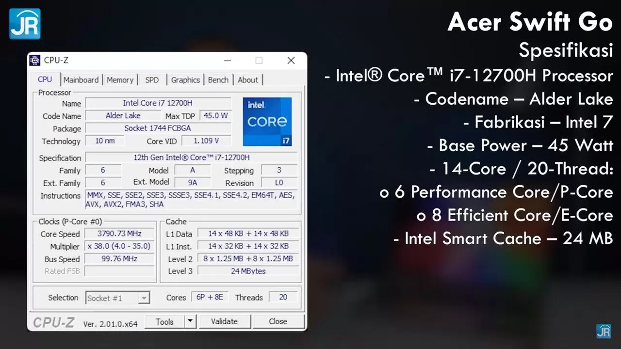 review Acer Swift Go 2022 5