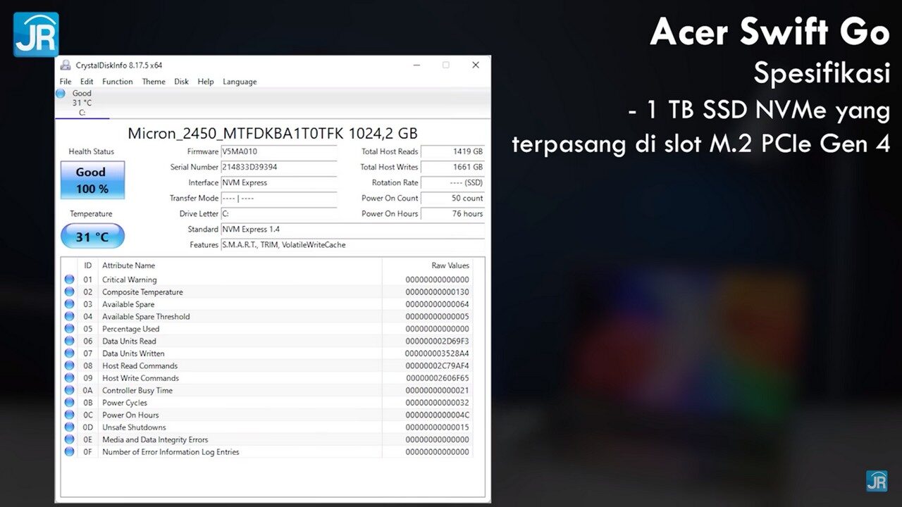 review Acer Swift Go 2022
