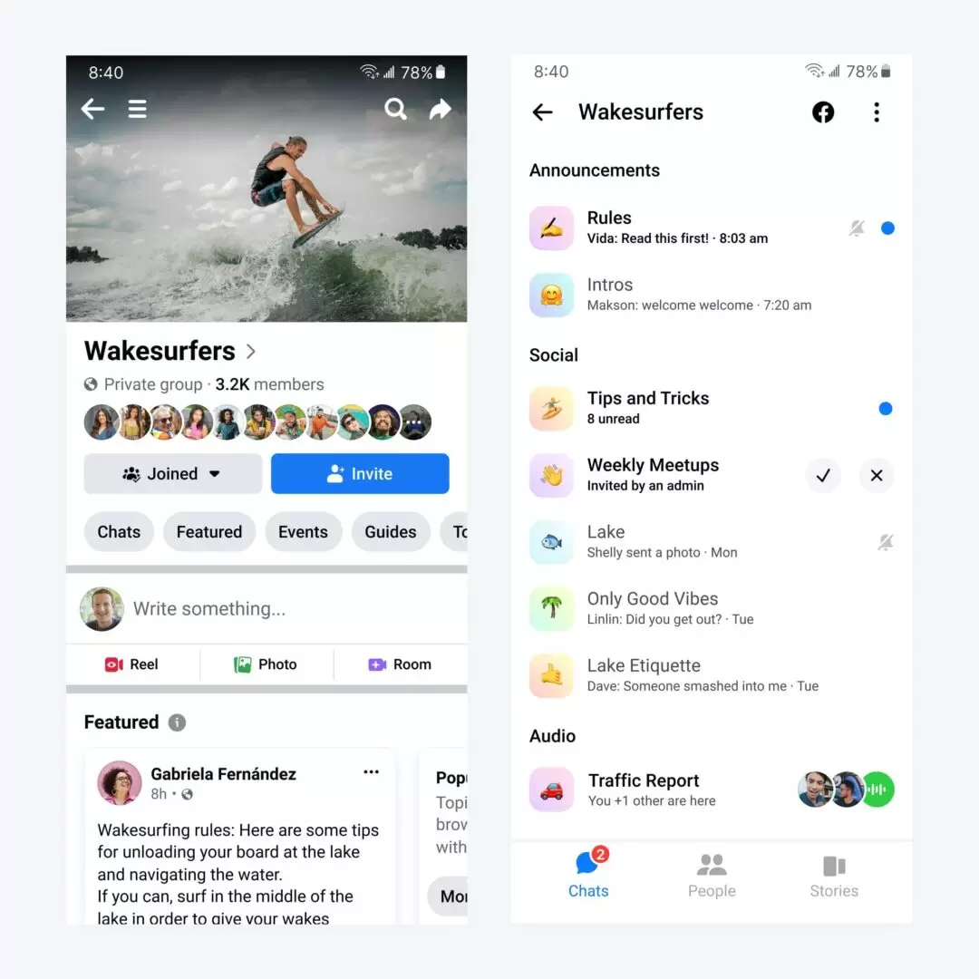 Facebook Uji Coba Fitur Community Chats 1 Facebook Community Chats