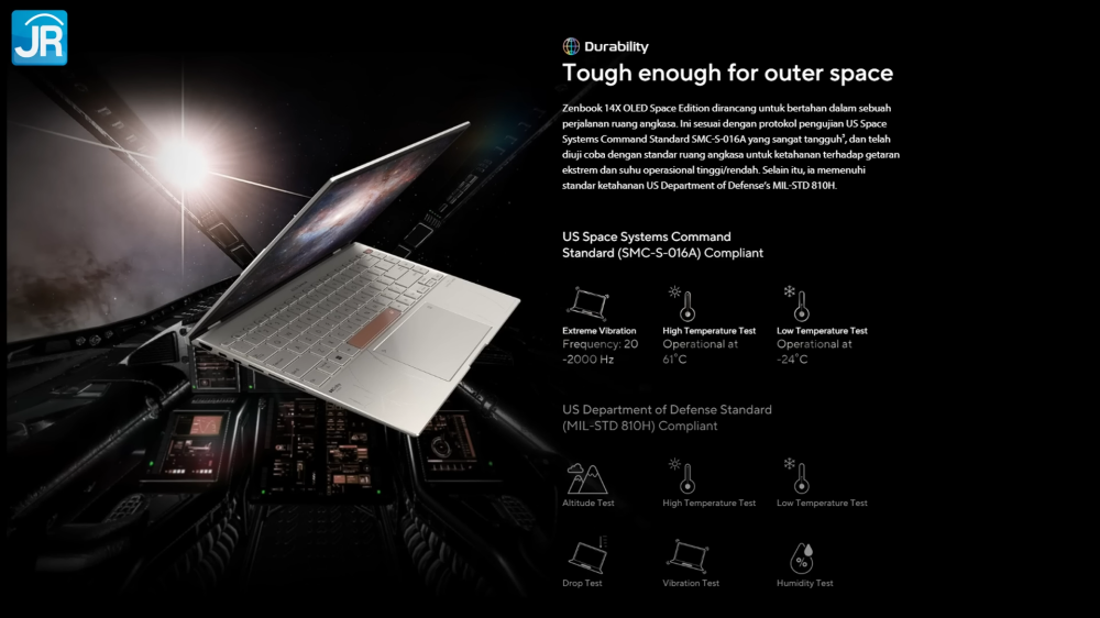 Review ASUS Zenbook 14X OLED Space Edition UX5401: Laptop Luar Angkasa yang Kencang, Tipis dan Ringan 10 ASUS Zenbook 14X OLED Space Edition UX5401 13