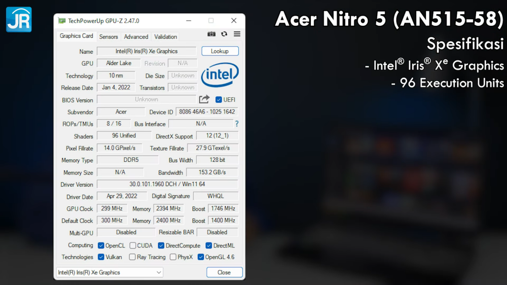 Review Acer Nitro 5 (AN515-58): Desain dan Performa ala Predator, Harga Lebih Murah! 3 Acer Nitro 5 AN515 58 5