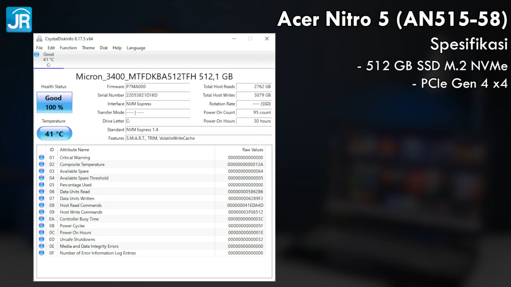 Review Acer Nitro 5 (AN515-58): Desain dan Performa ala Predator, Harga Lebih Murah! 5 Acer Nitro 5 AN515 58 7