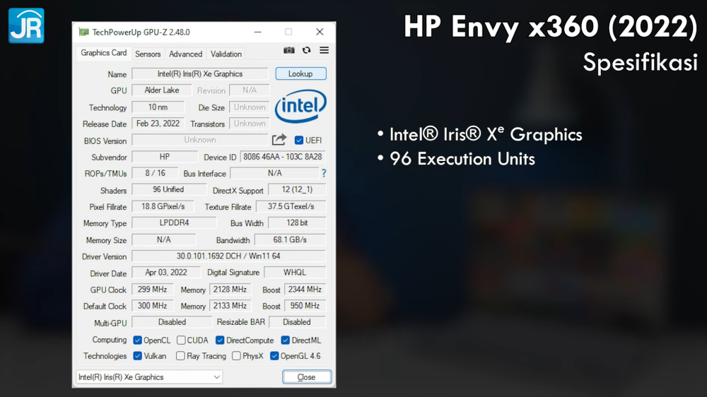 HP Envy x360 13-bf0042TU (2022): Laptop 2-in-1 Premium yang Lebih Terjangkau 4 HP Envy x360 13 bf0042TU 2029