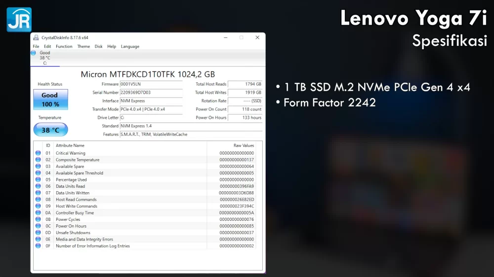 Lenovo Yoga 7i 14IAL7 2028