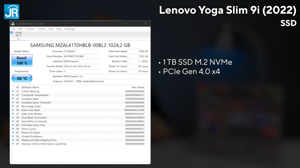 Review Lenovo Yoga Slim 9i 14IAP7 (2022): Laptop Tipis dan Ringan Kelas Teratas dari Lenovo 6 Lenovo Yoga Slim 9i 14IAP7 8