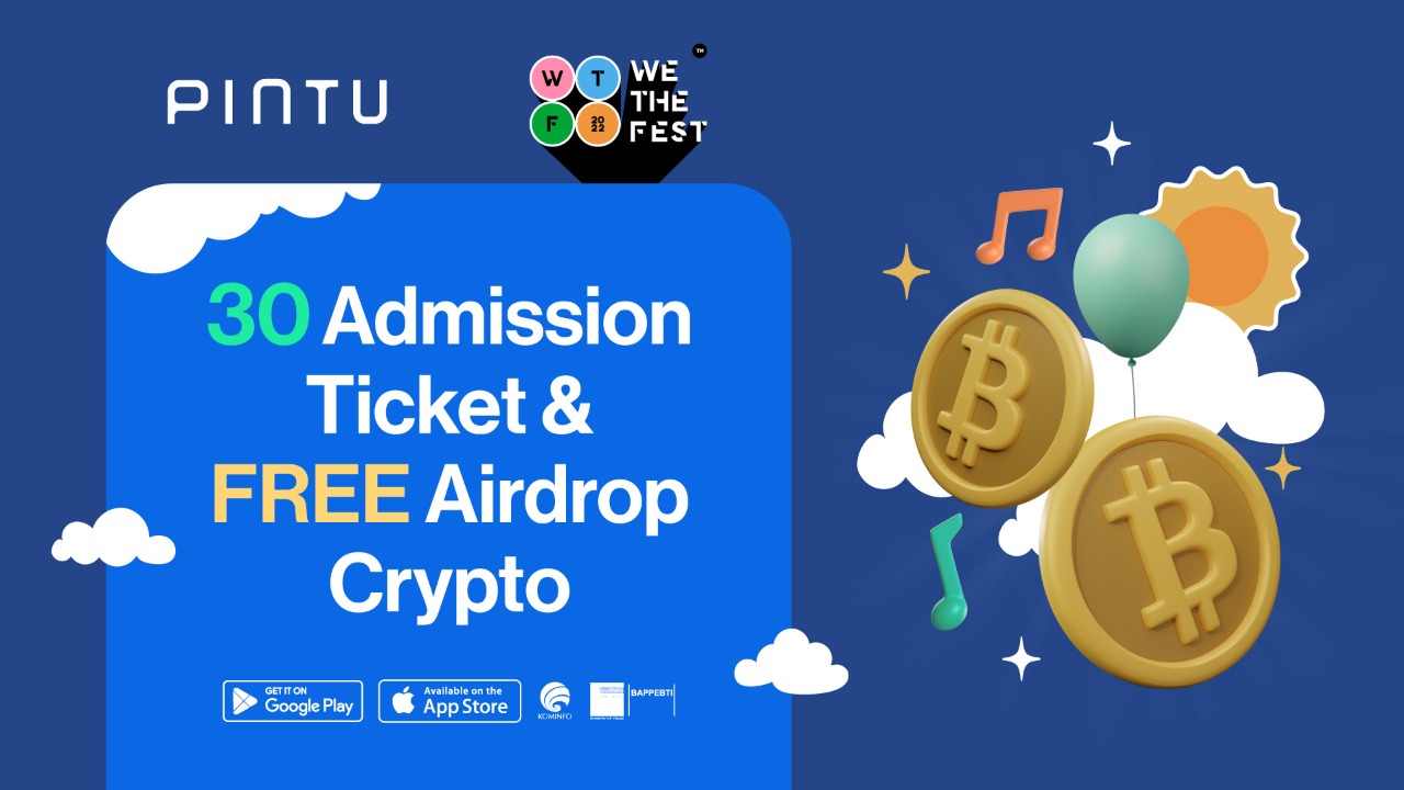Direct Release: Sponsori Festival Musik Terbesar We The Fest 2022, Aplikasi PINTU Bagi-bagi Tiket sampai Crypto Gratis! 16 Pintu Crypto
