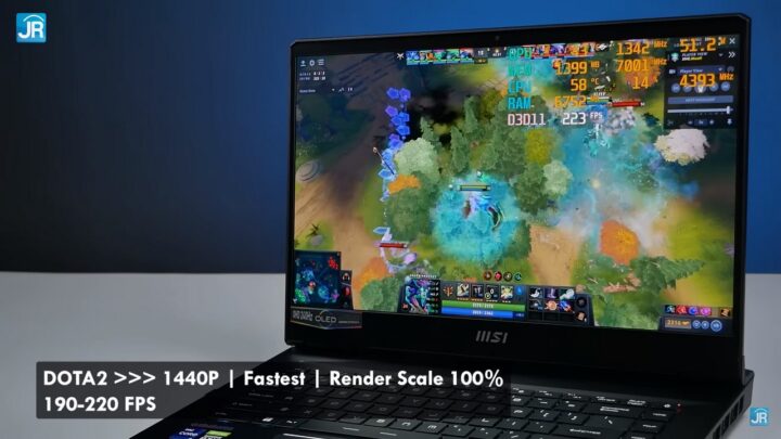 Review MSI Raider GE67 HX: Monster Perfoma yg Lebih Kecil dan Ringan 16 Review MSI Raider GE67 HX 75