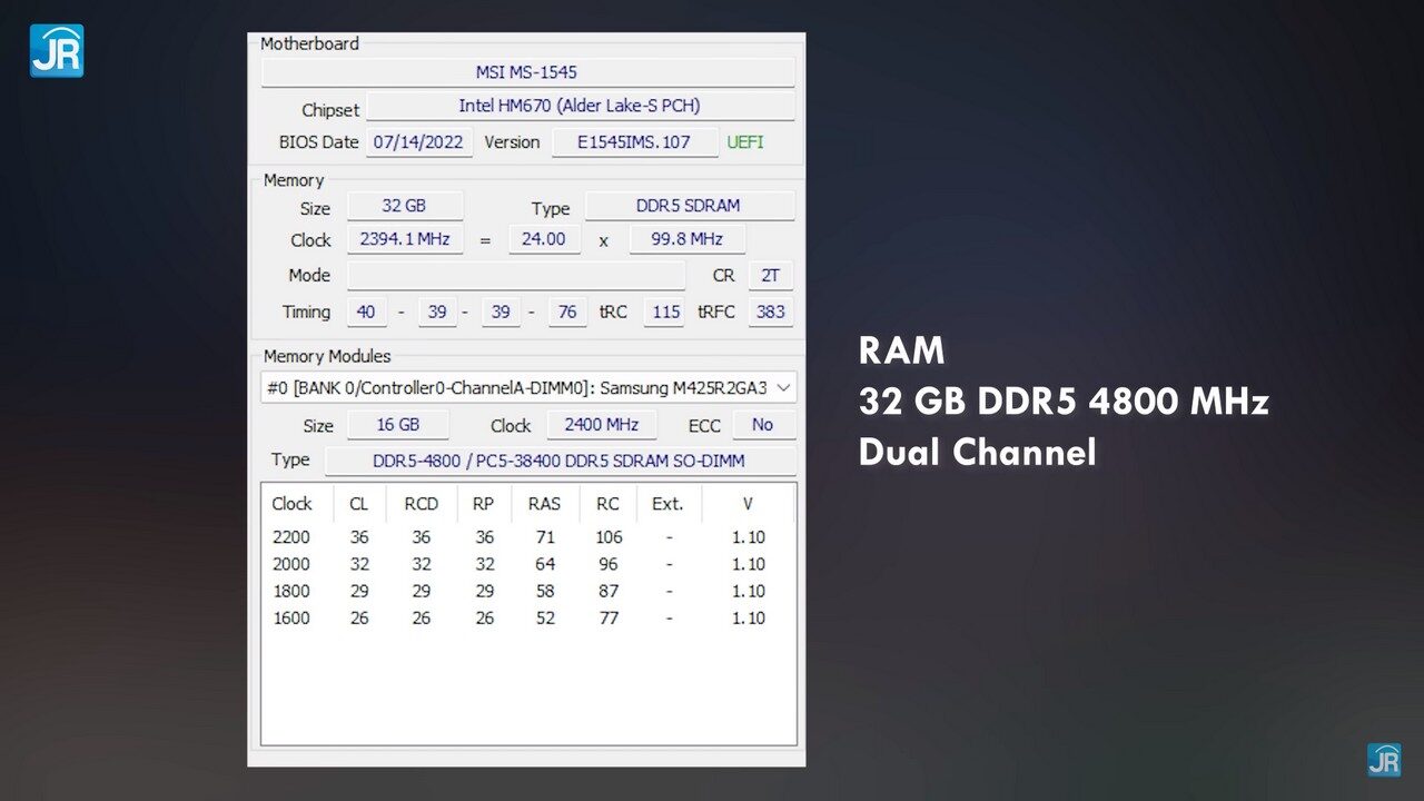Review MSI Raider GE67 HX 9