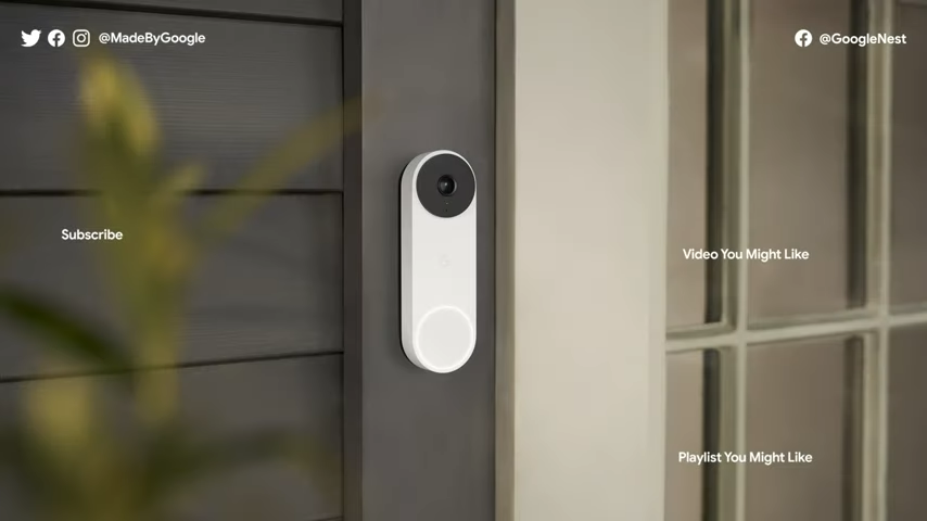2nd-gen Wired Nest Doorbell From Google