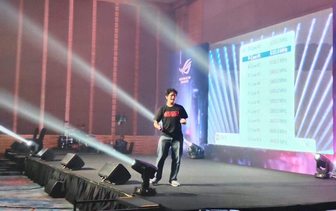 Alva Jonathan mendemokan AI Overclocking