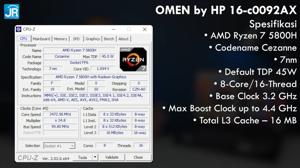 Review OMEN by HP 16 c0092AX (2022): Laptop Gaming Kencang dengan RTX 3070 Murah! 4 OMEN by HP 16 c0092AX 2026
