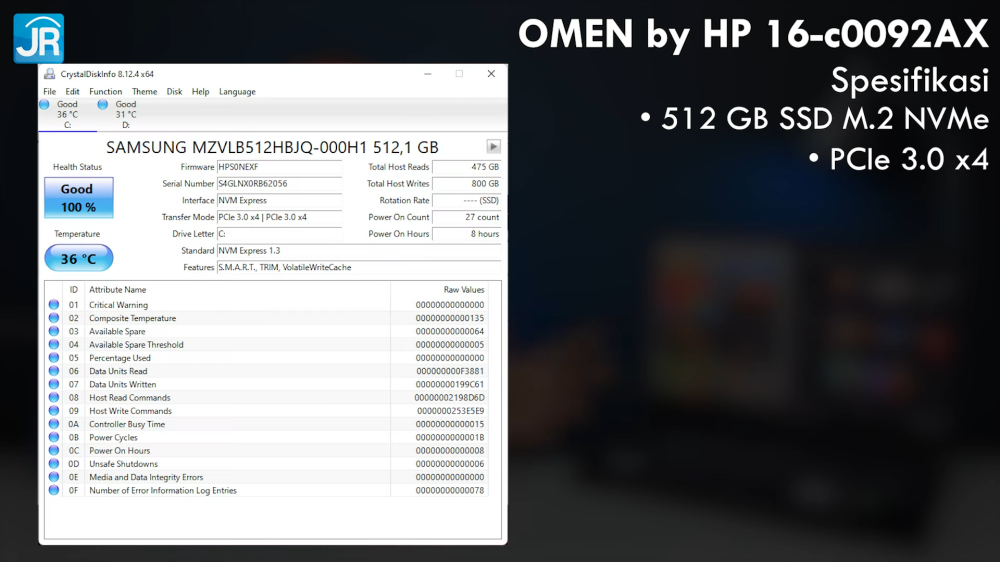 Review OMEN by HP 16 c0092AX (2022): Laptop Gaming Kencang dengan RTX 3070 Murah! 7 OMEN by HP 16 c0092AX 2029