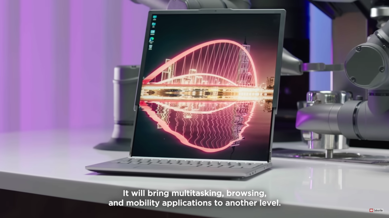 Lenovo Pamer Smartphone dan Laptop Layar Gulung Di Lenovo Tech World 2022 4 Lenovo Layar gulung