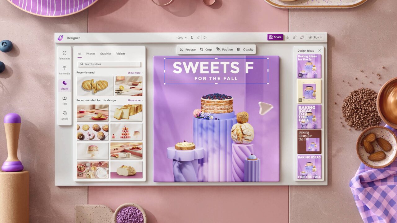 Microsoft Designer Resmi Dirilis, untuk Saingi Canva? 1 Microsoft Designer Resmi Dirilis, untuk Saingi Canva?