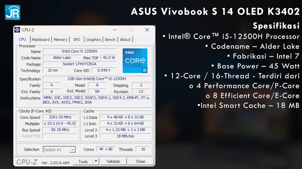 Review ASUS Vivobook S 14 OLED K3402: Laptop EVO Murah, Kencang, dan RAM Upgradeable 3 ASUS Vivobook S 14 OLED K3402 4