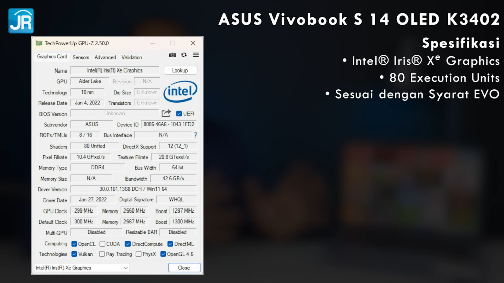 Review ASUS Vivobook S 14 OLED K3402: Laptop EVO Murah, Kencang, dan RAM Upgradeable 4 ASUS Vivobook S 14 OLED K3402 5
