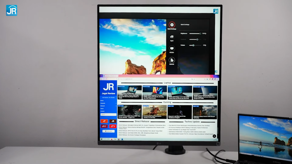 Review LG DualUp 28MQ780-B: Monitor Unik Tampil Beda 9 LG DualUp 28MQ780 B 27