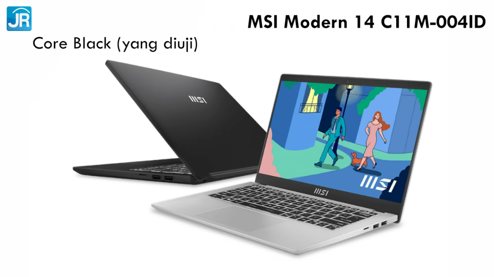 Review MSI Modern 14 C11M-004ID: Laptop Kerja yg Murah dan Kencang! 9 MSI Modern 14 C11M 004ID 10