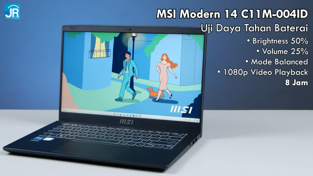 Review MSI Modern 14 C11M-004ID: Laptop Kerja yg Murah dan Kencang! 14 MSI Modern 14 C11M 004ID 37