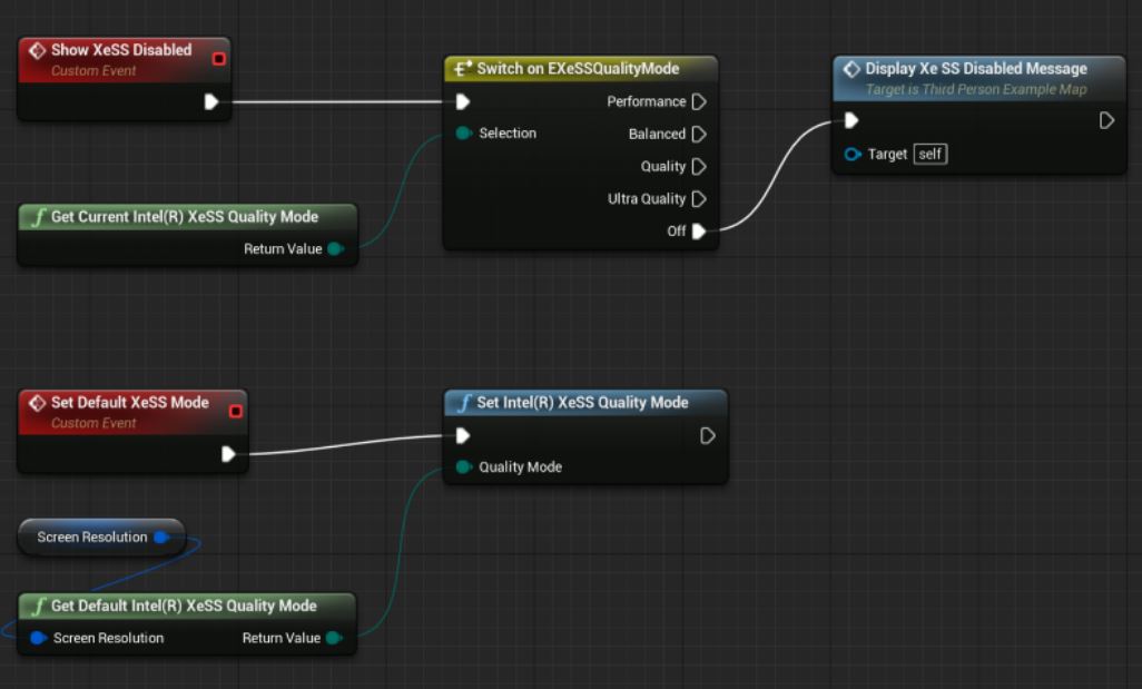 Intel XeSS Unreal Engine