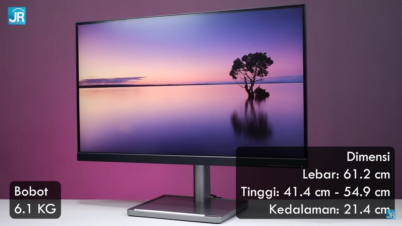 Review Monitor Lenovo L27m-30: Charging Laptop, Mode Portrait/Vertikal, USB Hub 7 Review Monitor Lenovo L27m-30