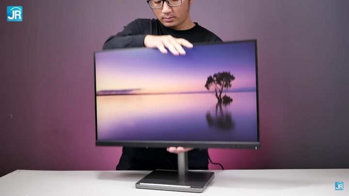 Review Monitor Lenovo L27m-30: Charging Laptop, Mode Portrait/Vertikal, USB Hub 7 Review Monitor Lenovo L27m 30 27