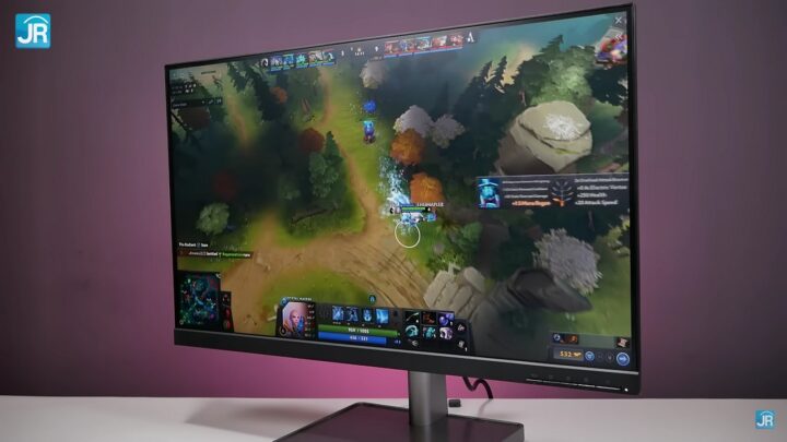 Review Monitor Lenovo L27m-30: Charging Laptop, Mode Portrait/Vertikal, USB Hub 18 Review Monitor Lenovo L27m 30 41