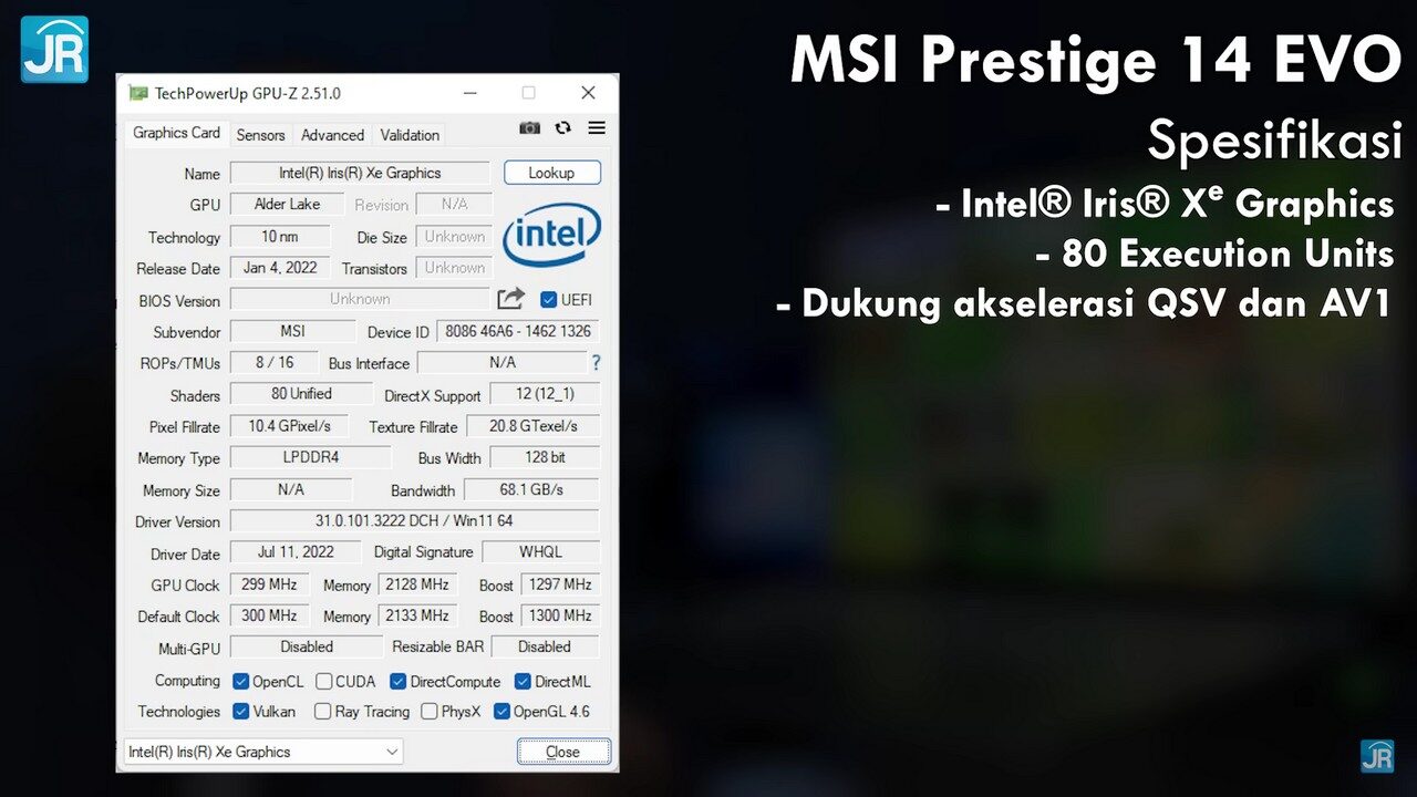 Review MSI Prestige 14 Evo A12M: EVO Core i5 Terjangkau, Fitur Segudang! 3 Review MSI Prestige 14 EVO
