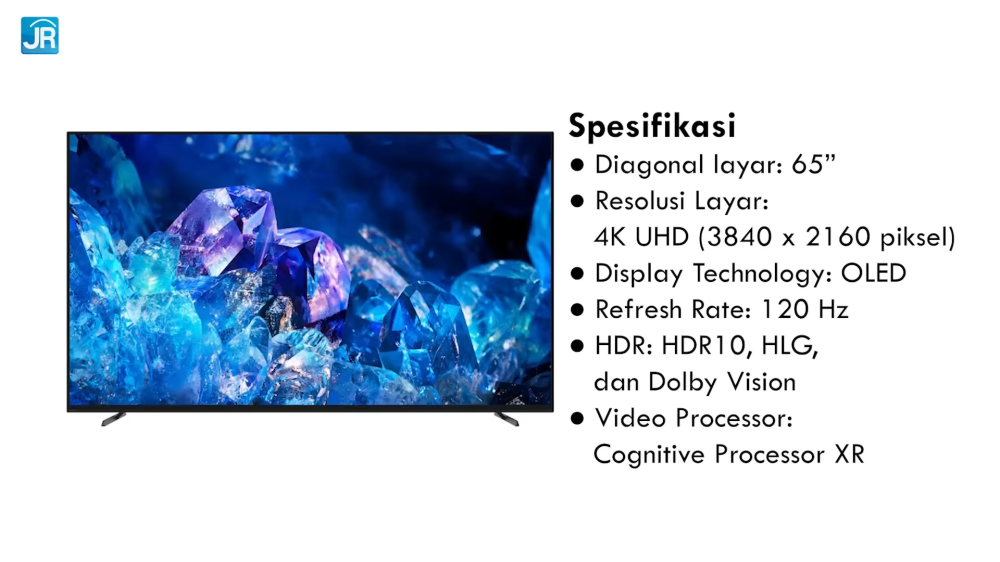 Review Sony Bravia XR 65A80K: TV OLED Terbaik Sony? Pakai AI Jadi Makin Keren 19 Sony Bravia XR 65A80K 20