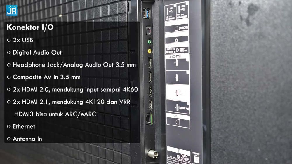 Review Sony Bravia XR 65A80K: TV OLED Terbaik Sony? Pakai AI Jadi Makin Keren 24 Sony Bravia XR 65A80K 25