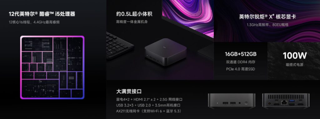 Xiaomi Mini PC Spec