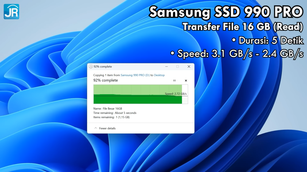 Review Samsung 990 PRO 1TB: Kencang, Konsisten dan Bisa Diandalkan 7 Kencang Konsisten dan Bisa Diandalkan Review Samsung 990 PRO 1TB 7 42 screenshot