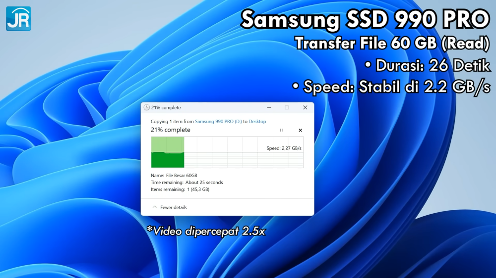 Review Samsung 990 PRO 1TB: Kencang, Konsisten dan Bisa Diandalkan 9 Kencang Konsisten dan Bisa Diandalkan Review Samsung 990 PRO 1TB 8 12 screenshot