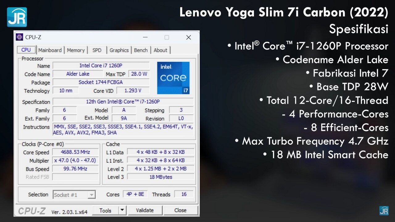 Review Lenovo Yoga Slim 7i Carbon 2022 