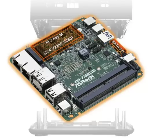 ASRock Industrial Luncurkan Mini PC dengan AMD Ryzen APU Seri 7000 2 Mini PC ASRock Industrial 4X4 BOX 7000/D5 Series