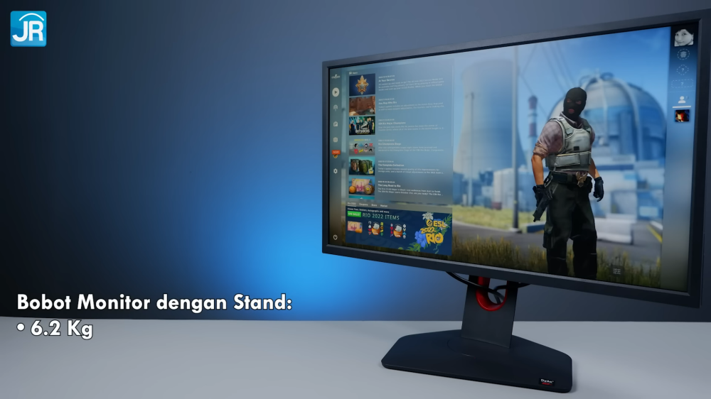 Review BenQ ZOWIE XL2566K: Monitornya Atlet Esport Profesional dengan 360 Hz 14 BenQ ZOWIE XL2566K 17