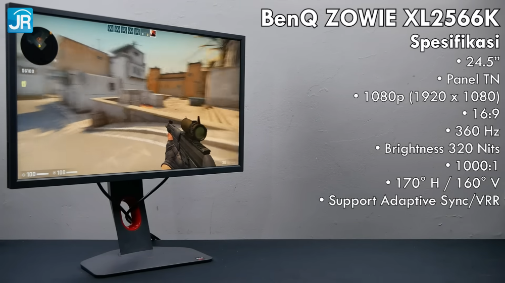 Review BenQ ZOWIE XL2566K: Monitornya Atlet Esport Profesional dengan 360 Hz 5 BenQ ZOWIE XL2566K 7