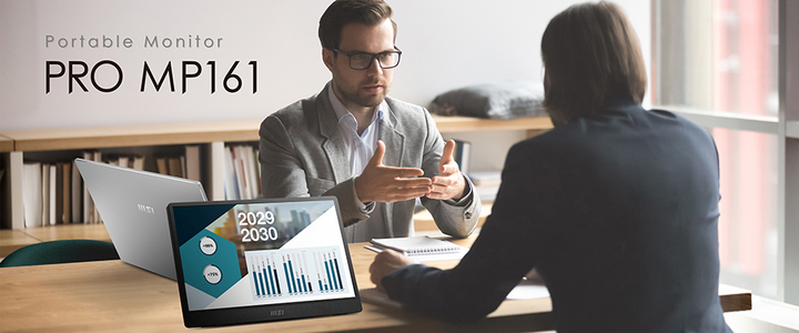 MSI Umumkan Monitor Portable 15.6” Pertamanya Untuk Bisnis: PRO MP161 3 MSI PRO MP161