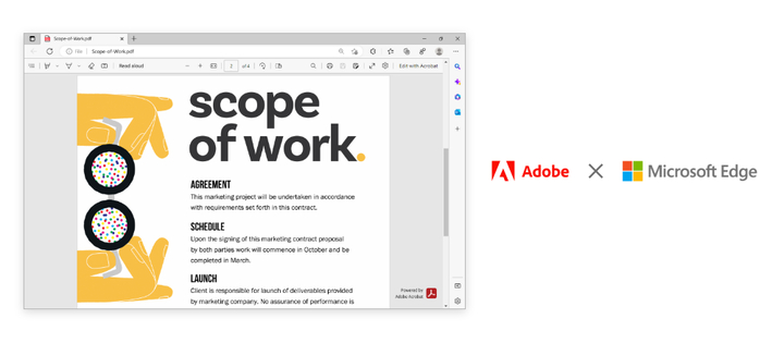 Microsoft Kolaborasi Dengan Adobe, Bawa Acrobat PDF ke Microsoft Edge 16 Microsoft x Adobe